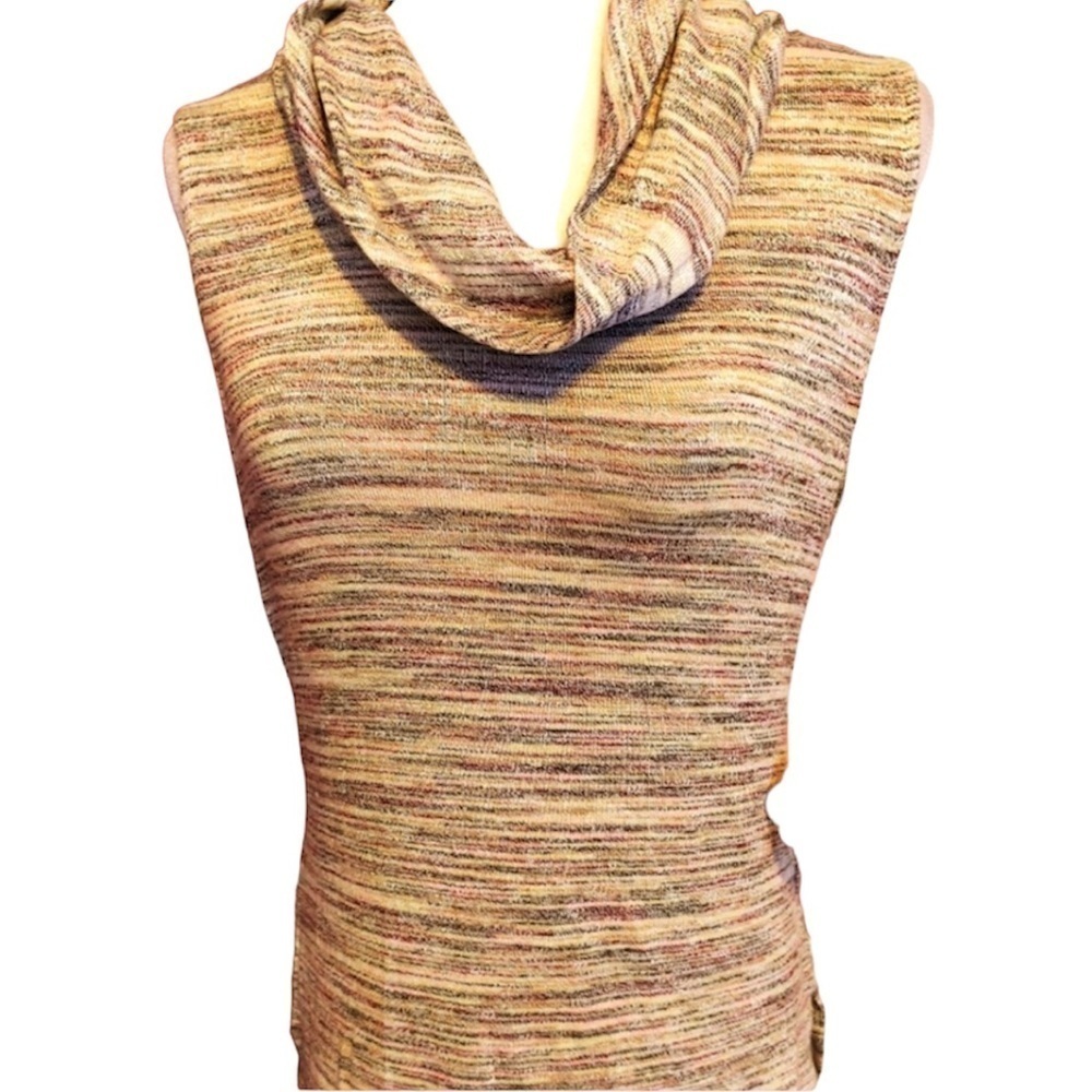 NWT Knox Rose Tunic Cowl Neck M